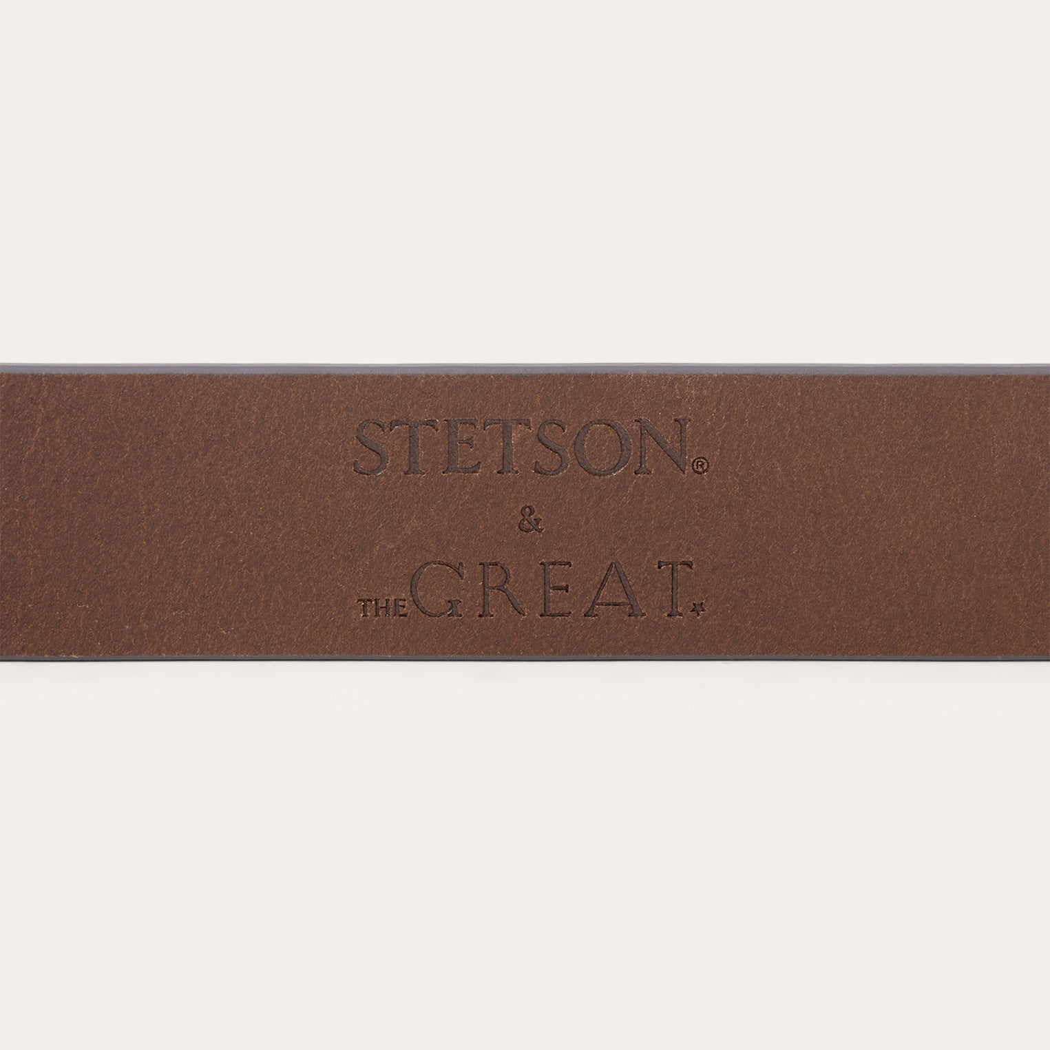 Stetson & THE GREAT. Big Buckle Belt