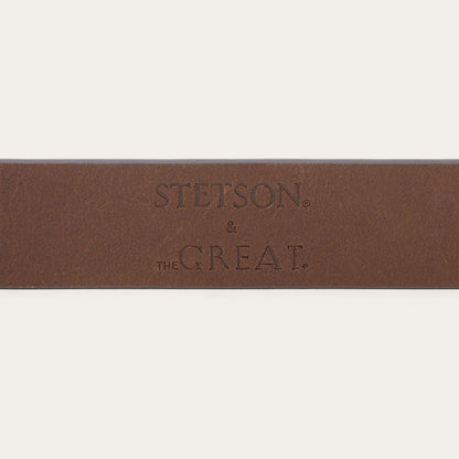 Stetson & THE GREAT. Big Buckle Belt