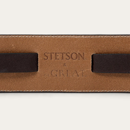 Stetson & THE GREAT. Tooled Waist Belt