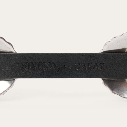 Stetson & THE GREAT. Tooled Leather Concho Belt