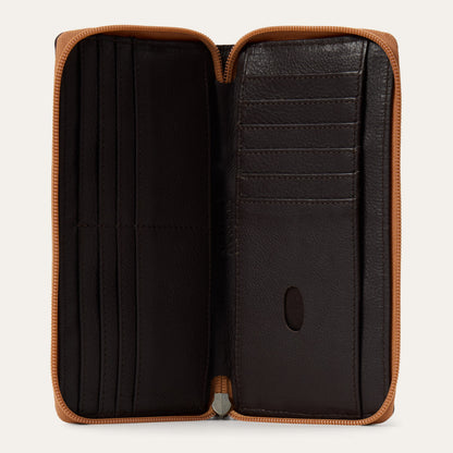 Tooled Zip Wallet