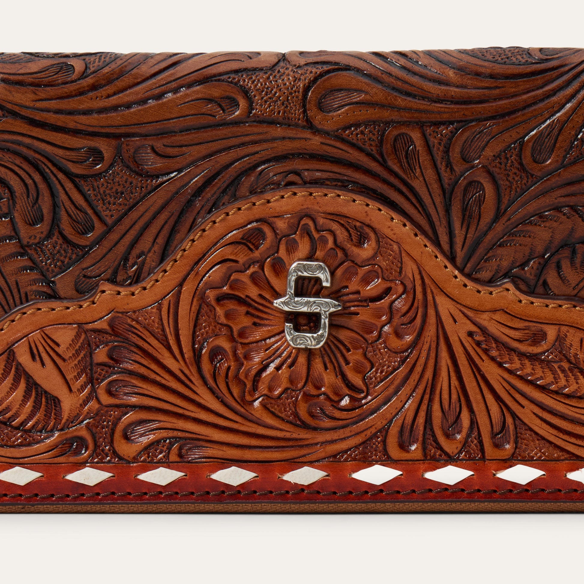 Tooled Zip Wallet