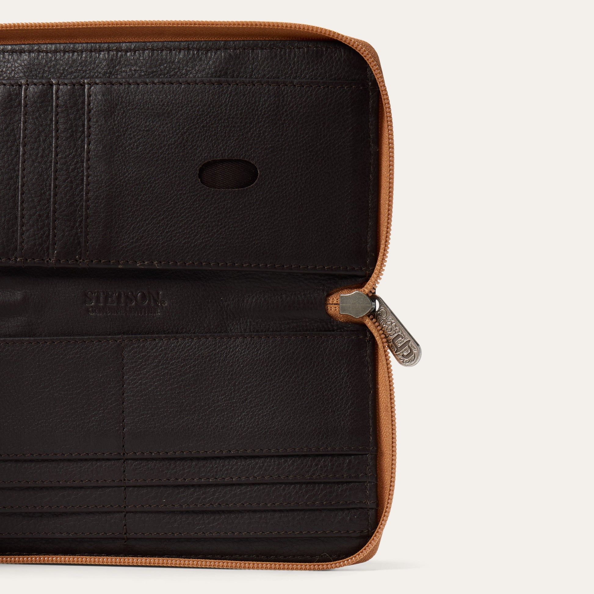 Tooled Zip Wallet
