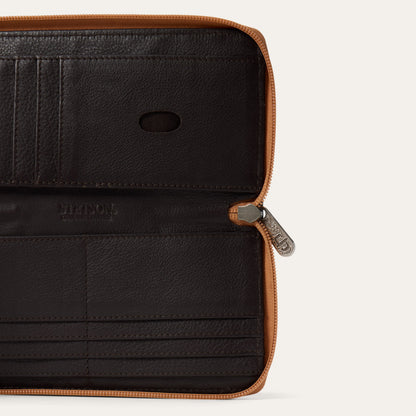 Tooled Zip Wallet
