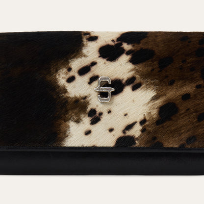 Hair-On-Hide Front Flap Wallet