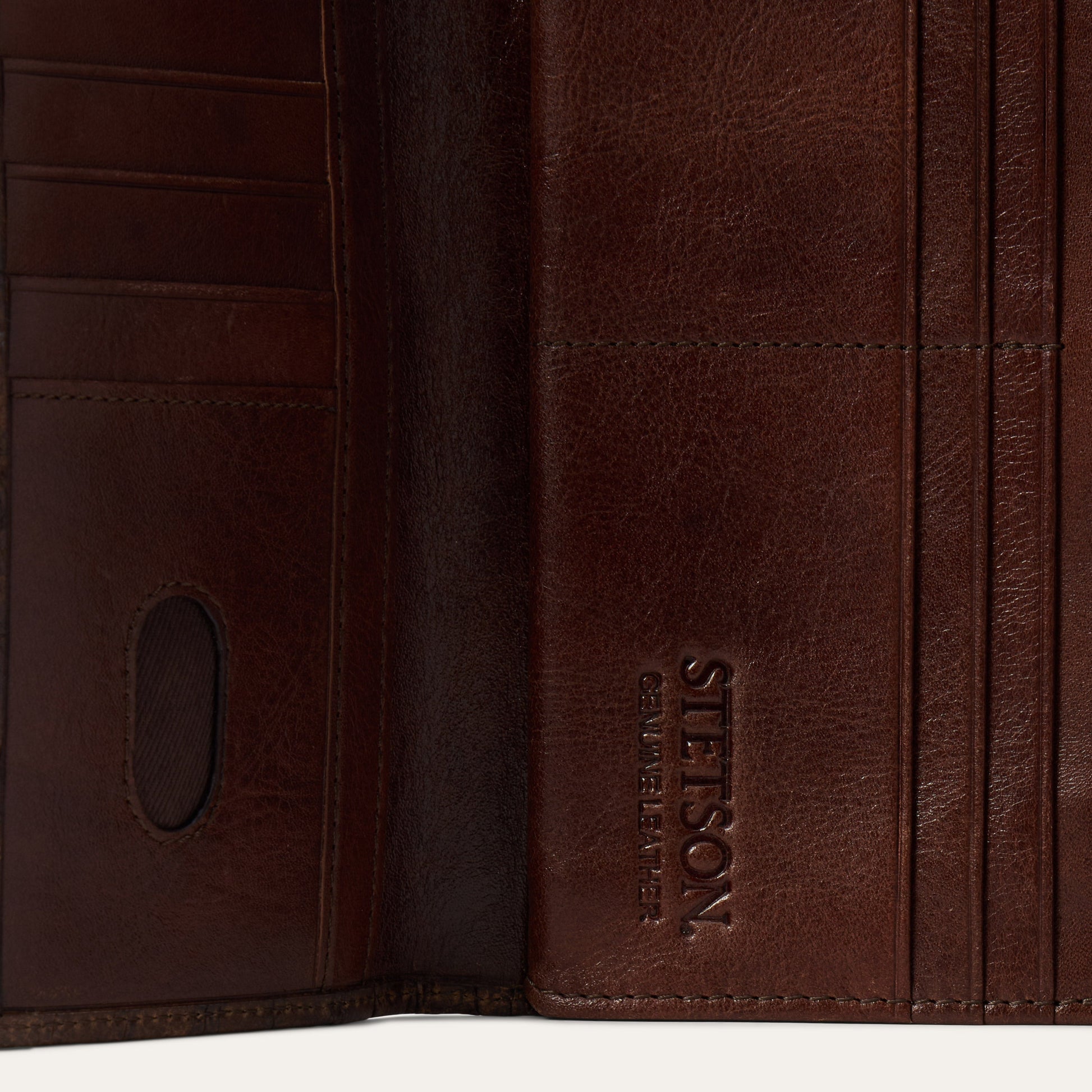 Croco Embossed Front Flap Wallet