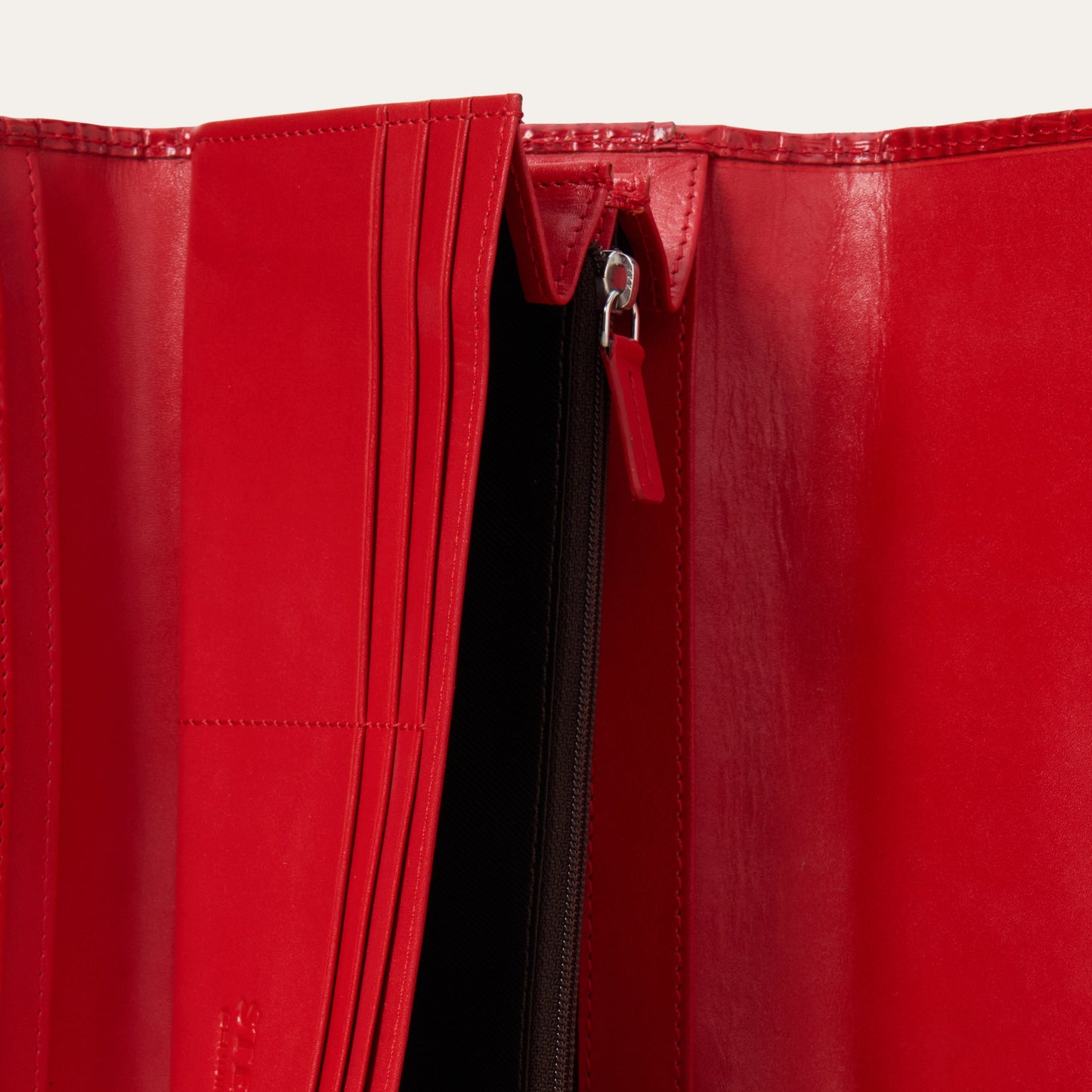 Lizard Embossed Front Flap Wallet