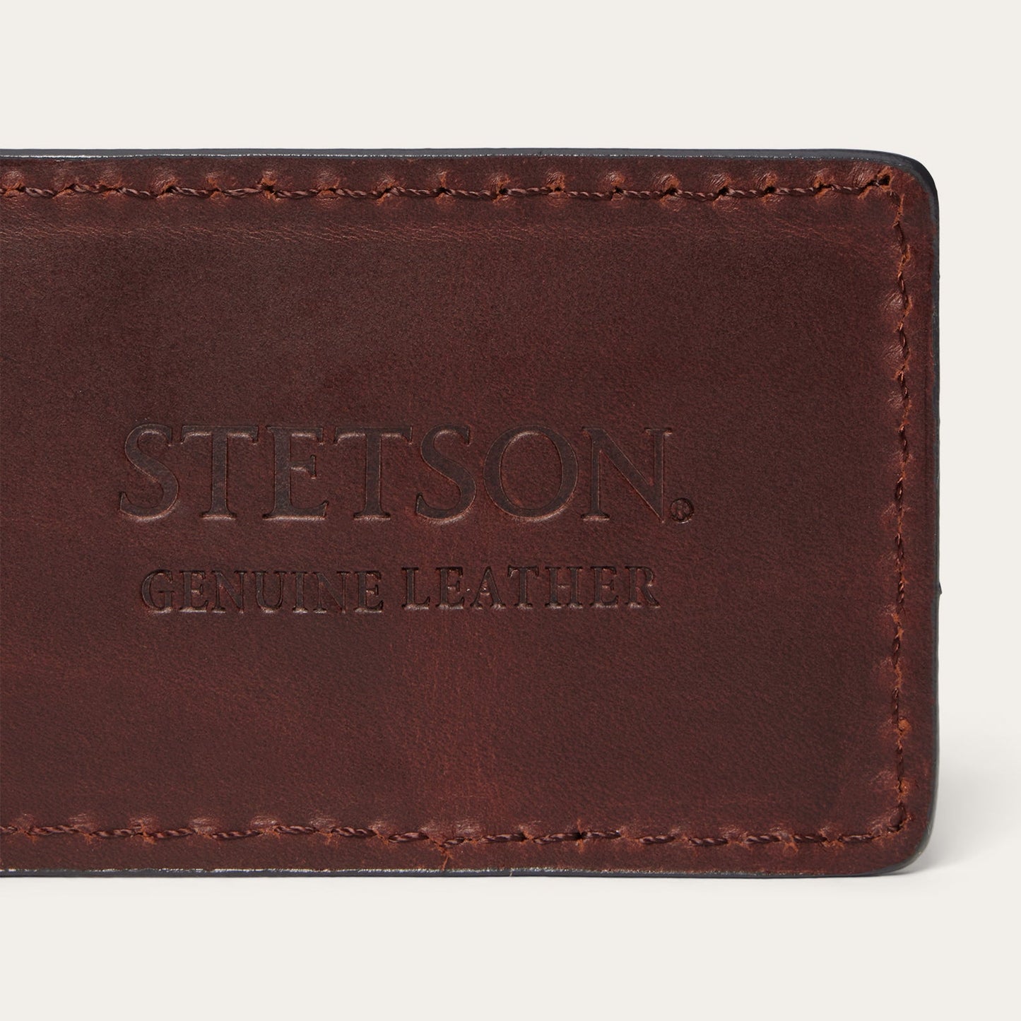 Tooled Embossed Croco Money Clip