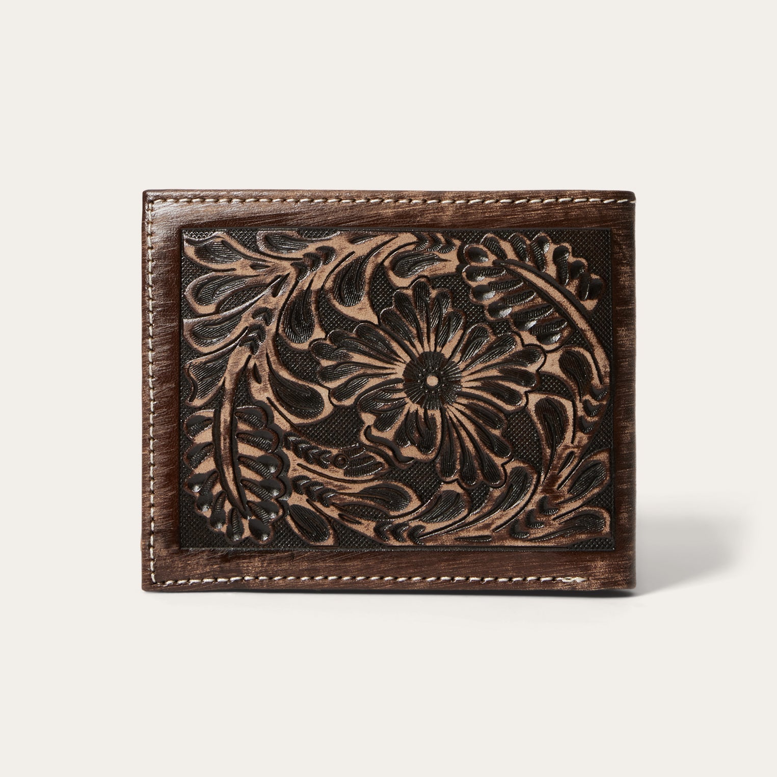 Hair-On-Hide Concho Bi-Fold Wallet