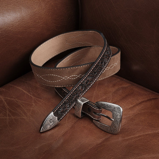 Tooled Tapered Belt