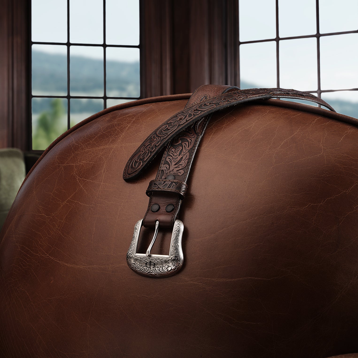 Tooled Tab Belt