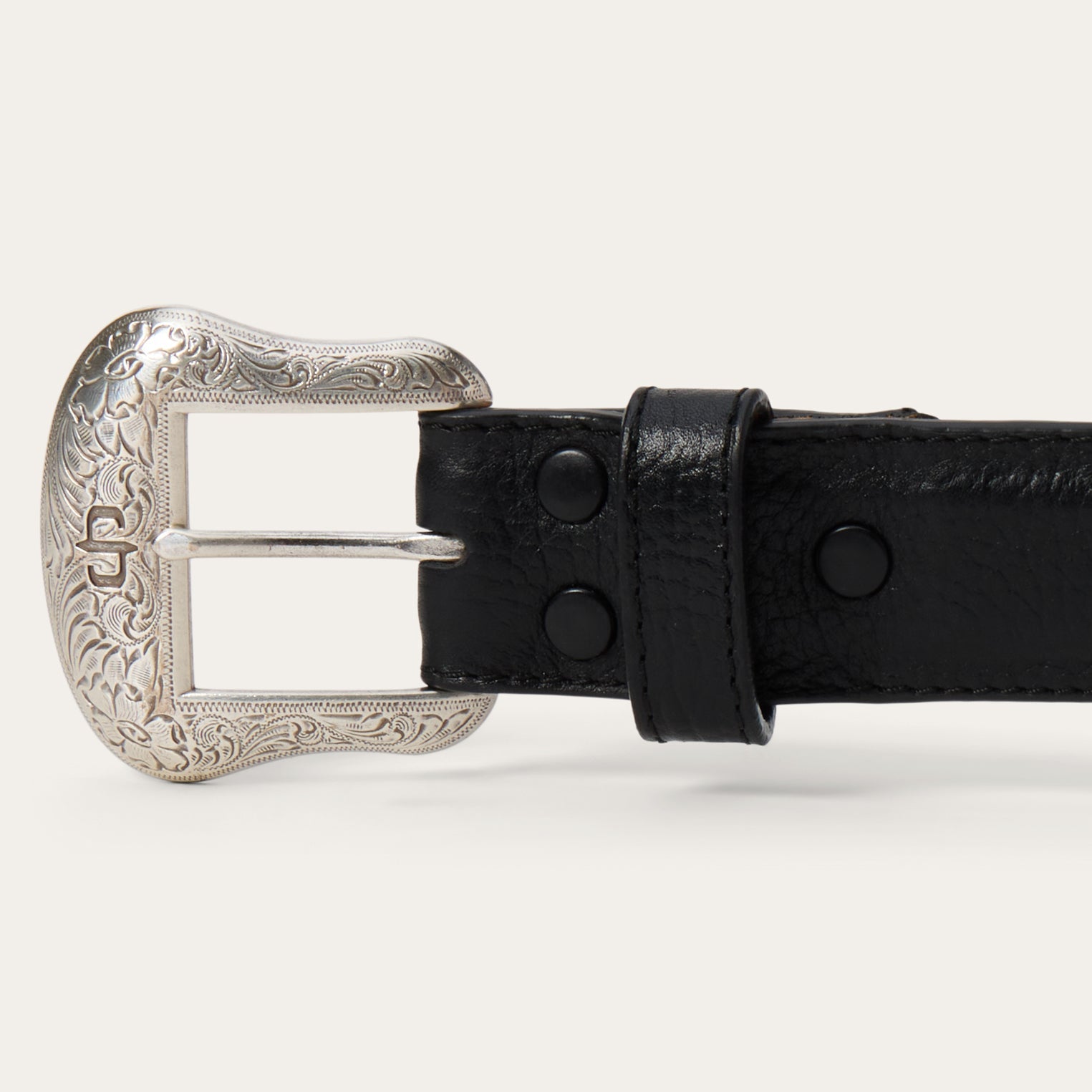 Bison Leather Concho Belt