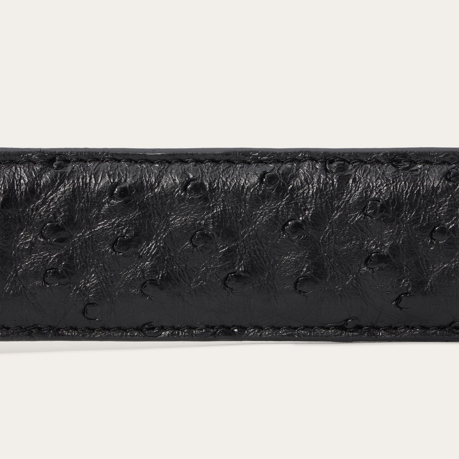 Ostrich Western Tab Belt