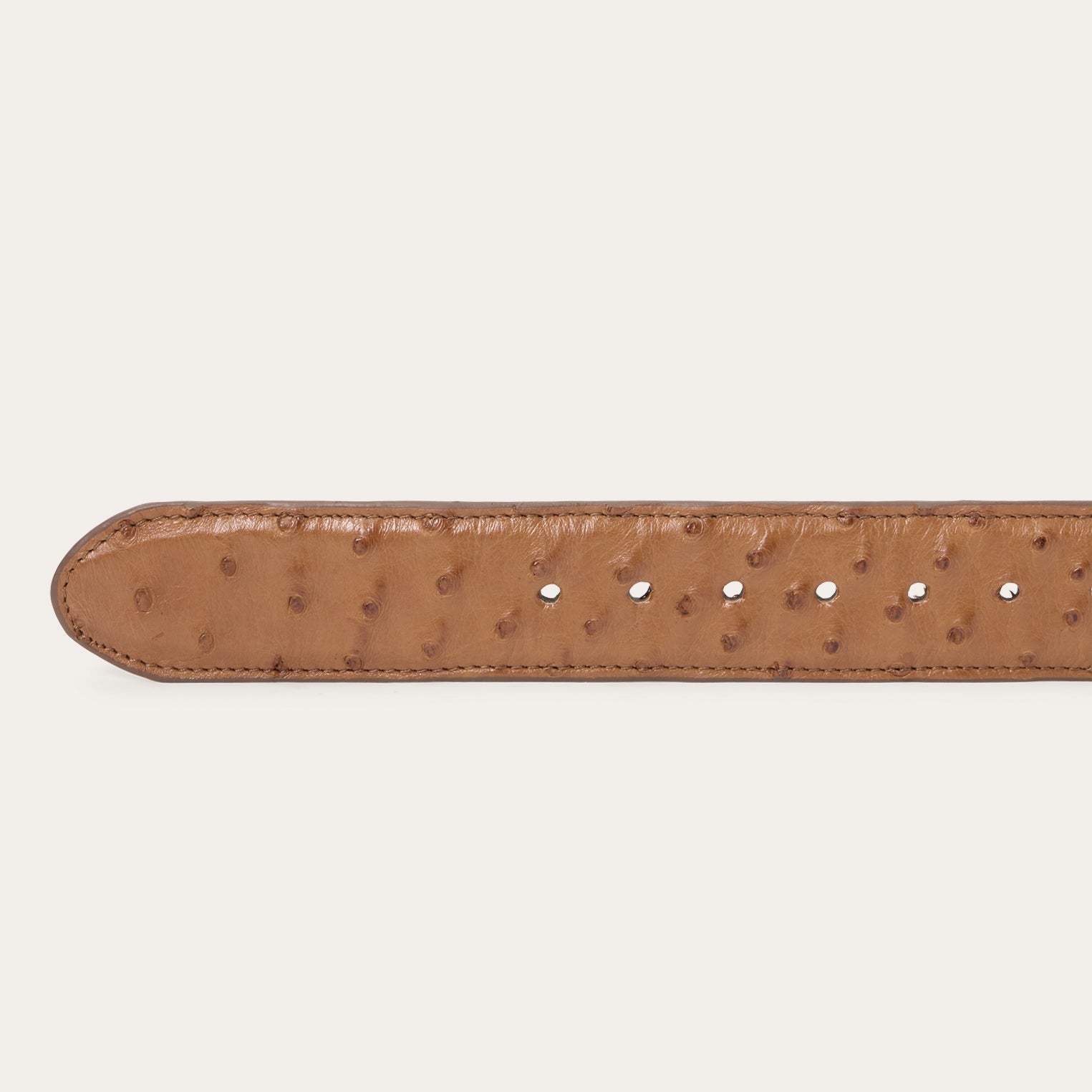 Ostrich Western Tab Belt