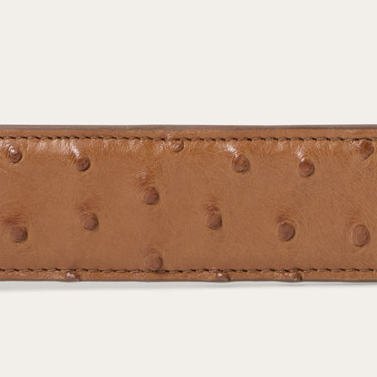Ostrich Western Tab Belt