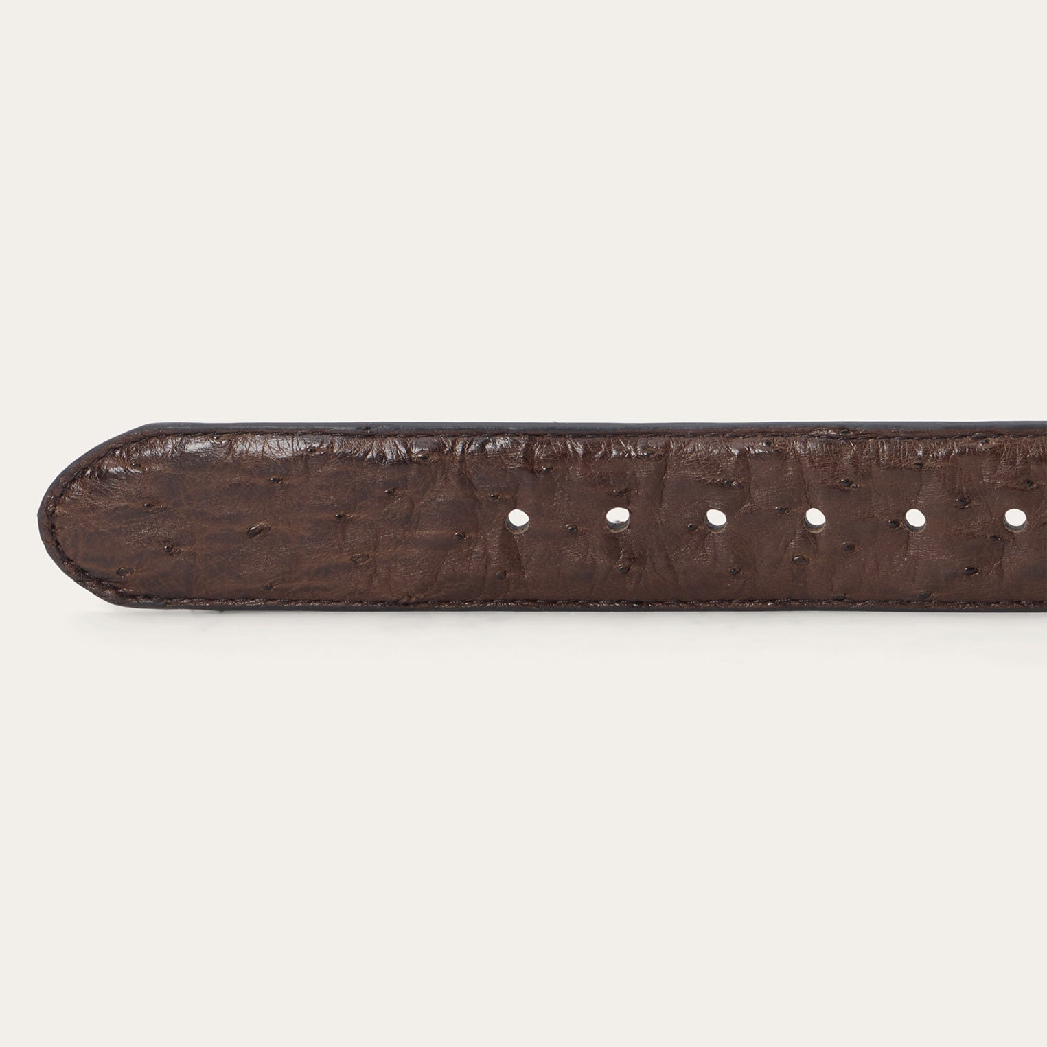 Ostrich Western Tab Belt