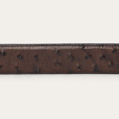 Ostrich Western Tab Belt