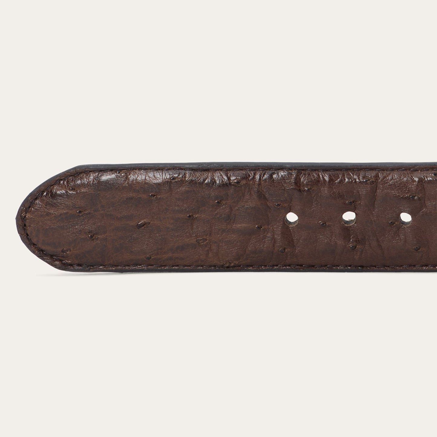 Ostrich Western Tab Belt
