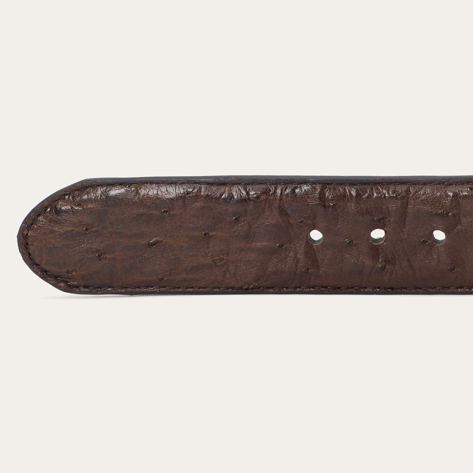 Ostrich Western Tab Belt