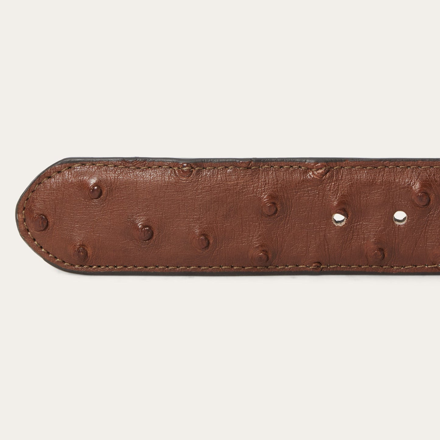 Ostrich Western Tab Belt