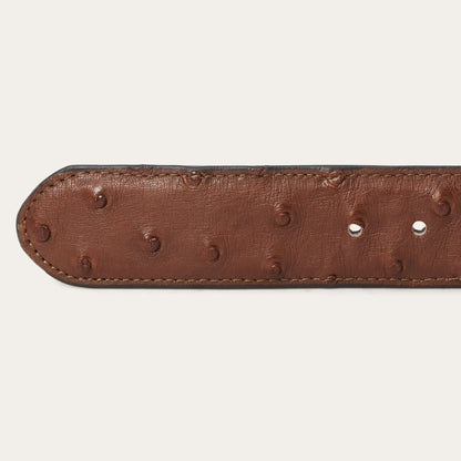 Ostrich Western Tab Belt