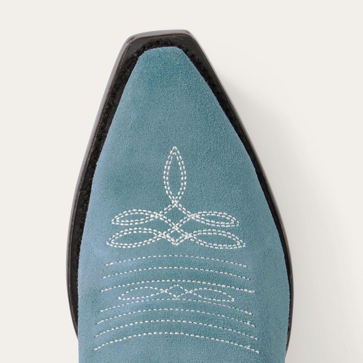 Stetson & THE GREAT. Suede Floral Cowboy Boot