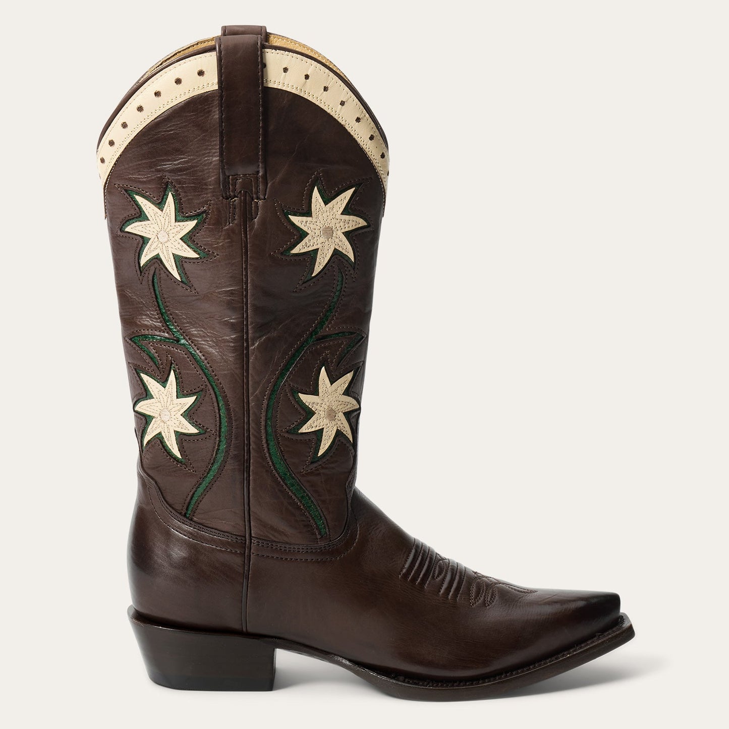 Stetson & THE GREAT. Floral Cowboy Boot
