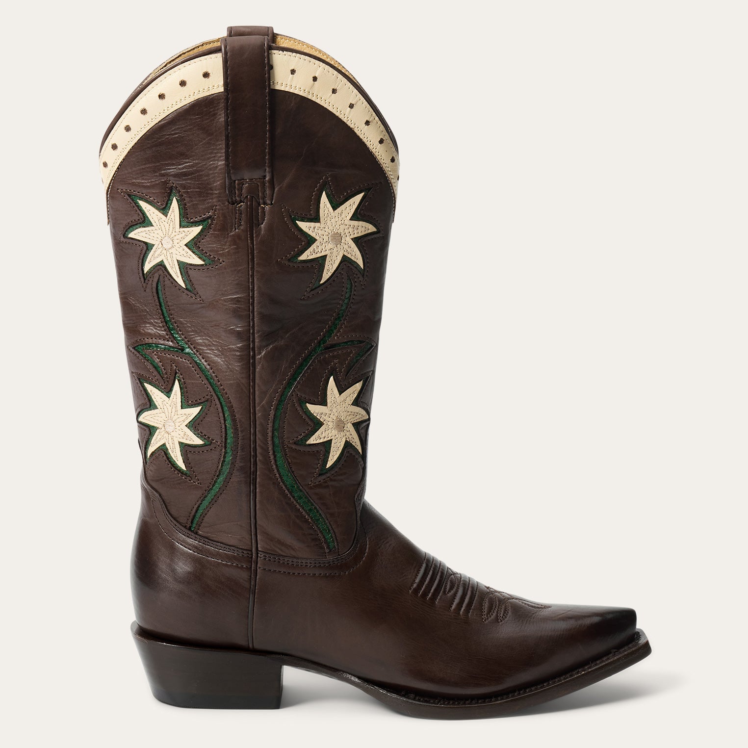 Stetson & THE GREAT. Floral Cowboy Boot
