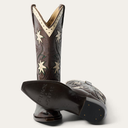 Stetson & THE GREAT. Floral Cowboy Boot