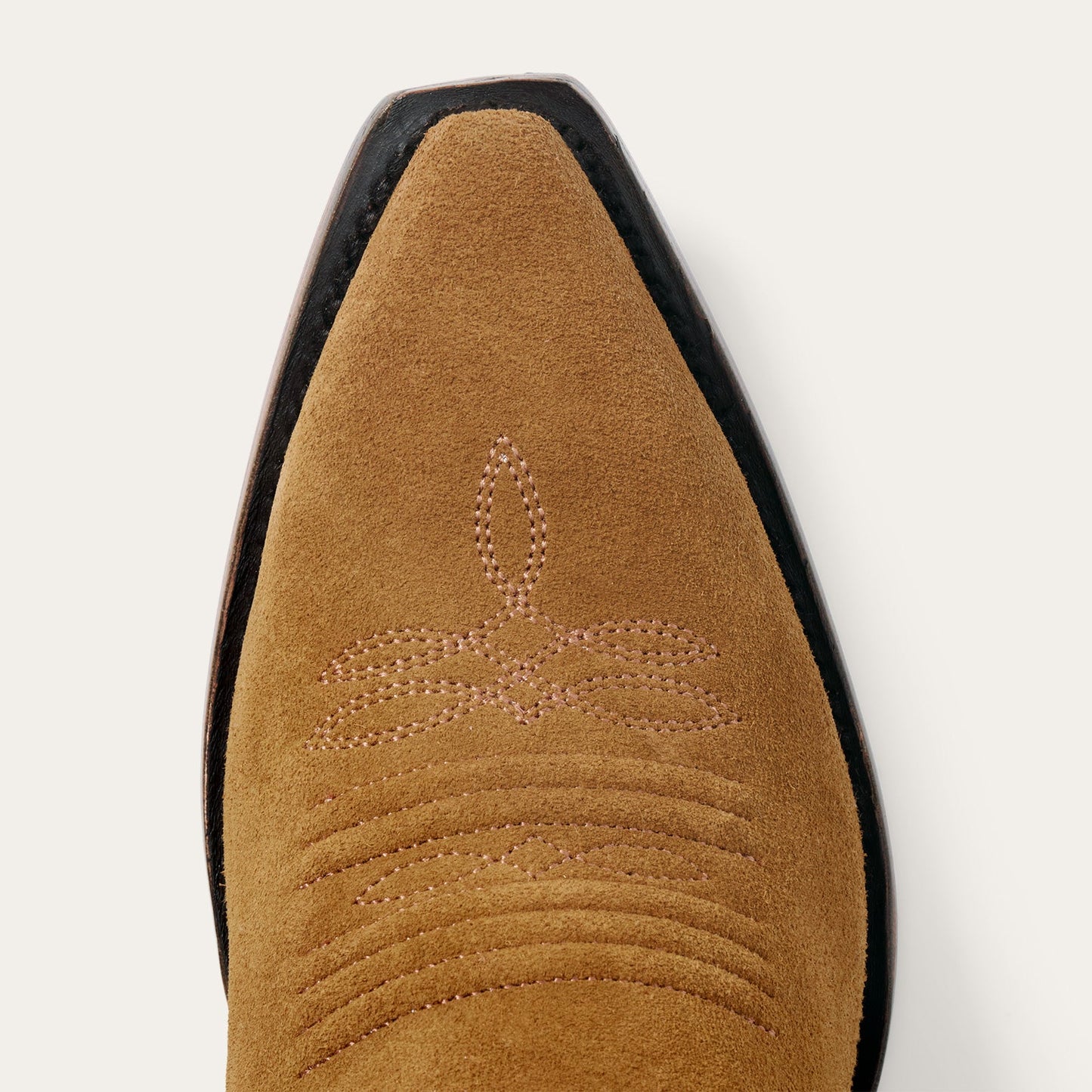 Stetson & THE GREAT. Suede Floral Cowboy Boot
