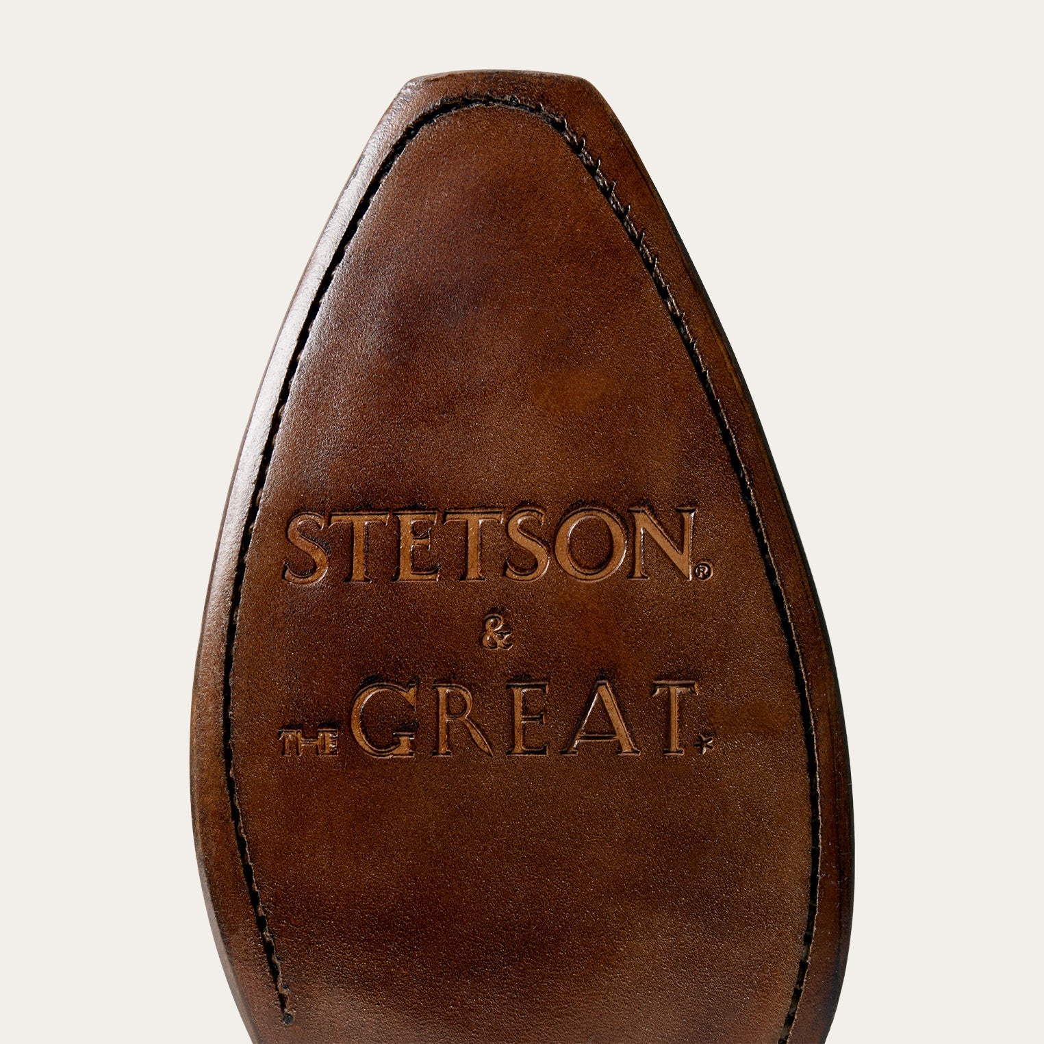 Stetson & THE GREAT. Suede Floral Cowboy Boot