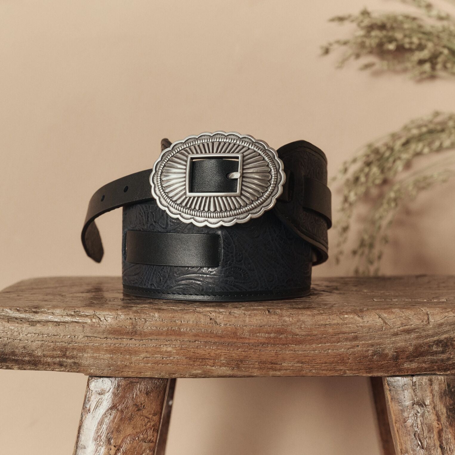 Stetson & THE GREAT. Tooled Waist Belt