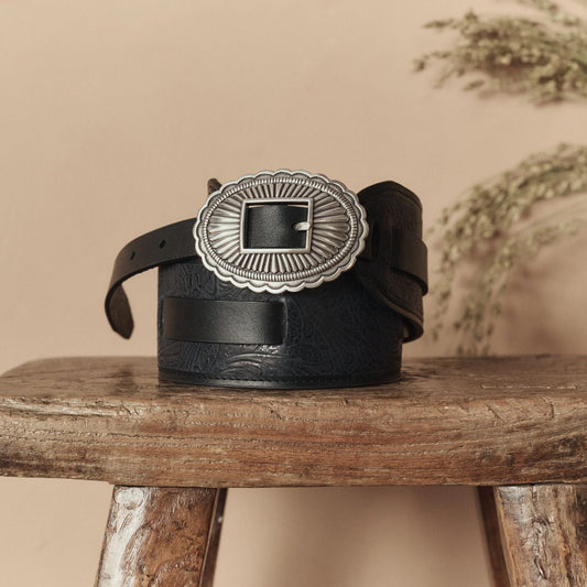 Stetson & THE GREAT. Tooled Waist Belt