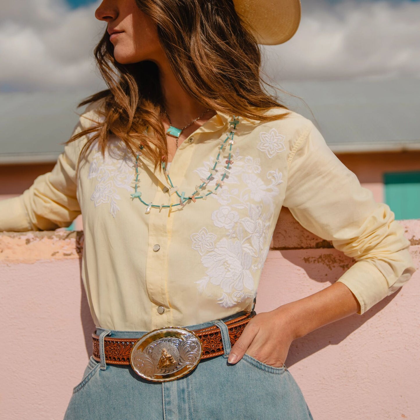Embroidered Western Shirt