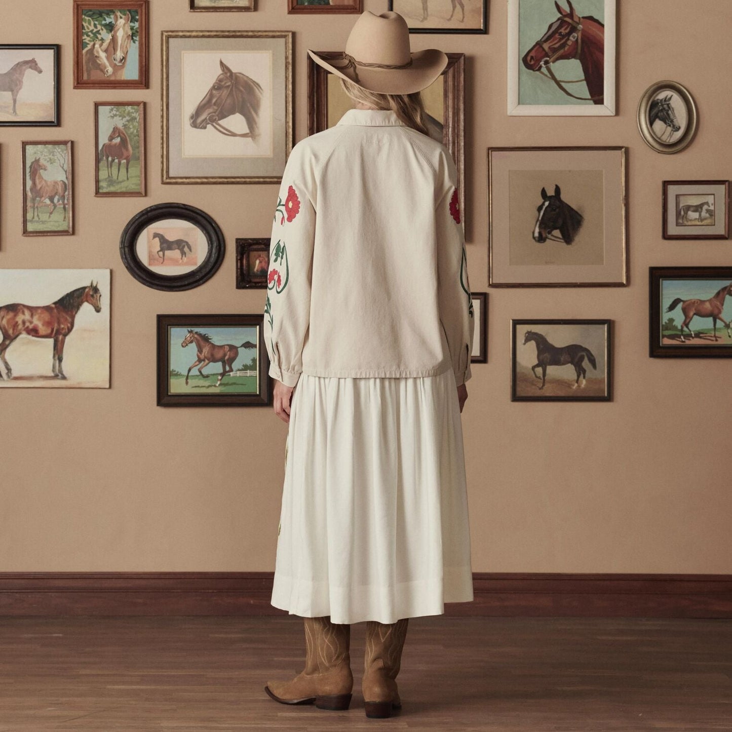 Stetson & THE GREAT. The Western Embroidered Commodore Jacket