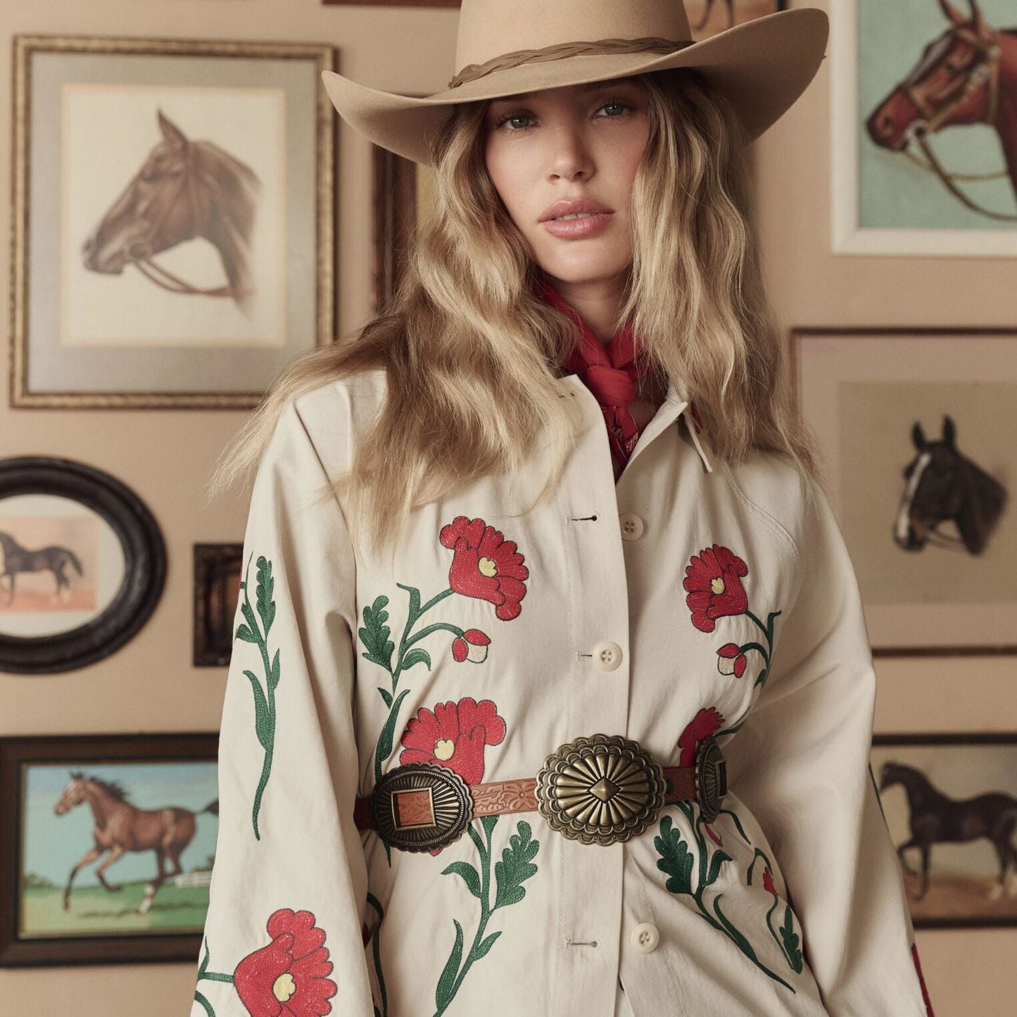 Stetson & THE GREAT. The Western Embroidered Commodore Jacket