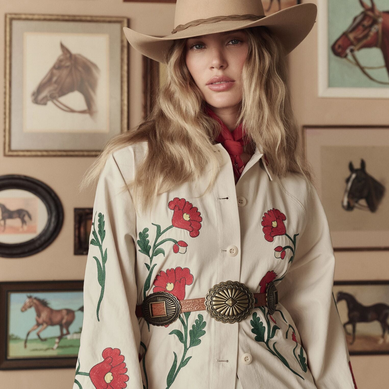 Stetson & THE GREAT. The Western Embroidered Commodore Jacket