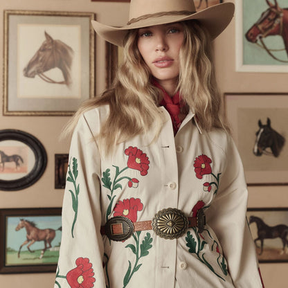 Stetson & THE GREAT. The Western Embroidered Commodore Jacket