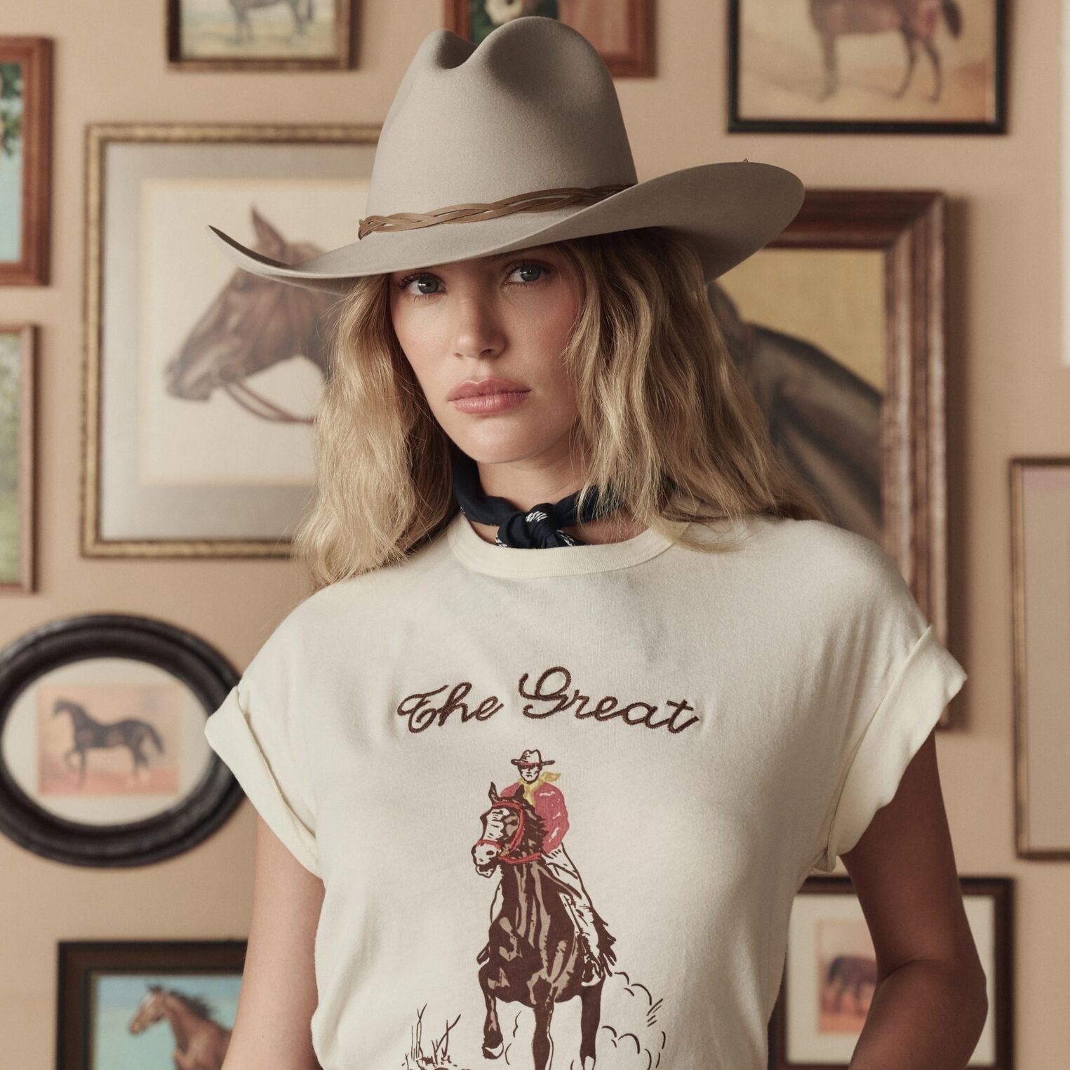 Stetson & THE GREAT. The Stetson Western Bandana