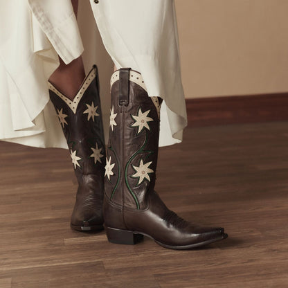 Stetson & THE GREAT. Floral Cowboy Boot