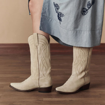 Stetson & THE GREAT. Suede Cowboy Boot