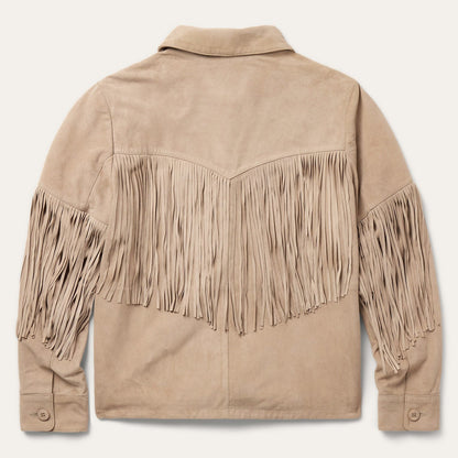 Suede Fringe Jacket