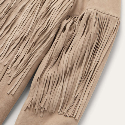 Suede Fringe Jacket