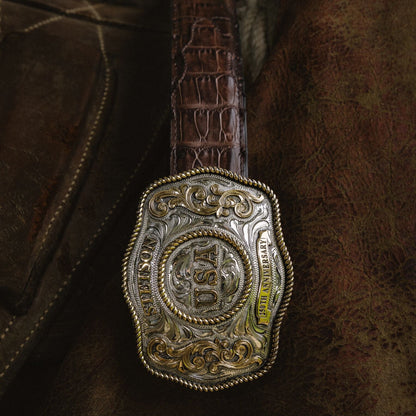 American Anniversary Plaque Buckle