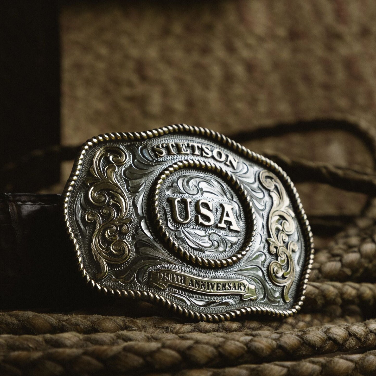 American Anniversary Plaque Buckle