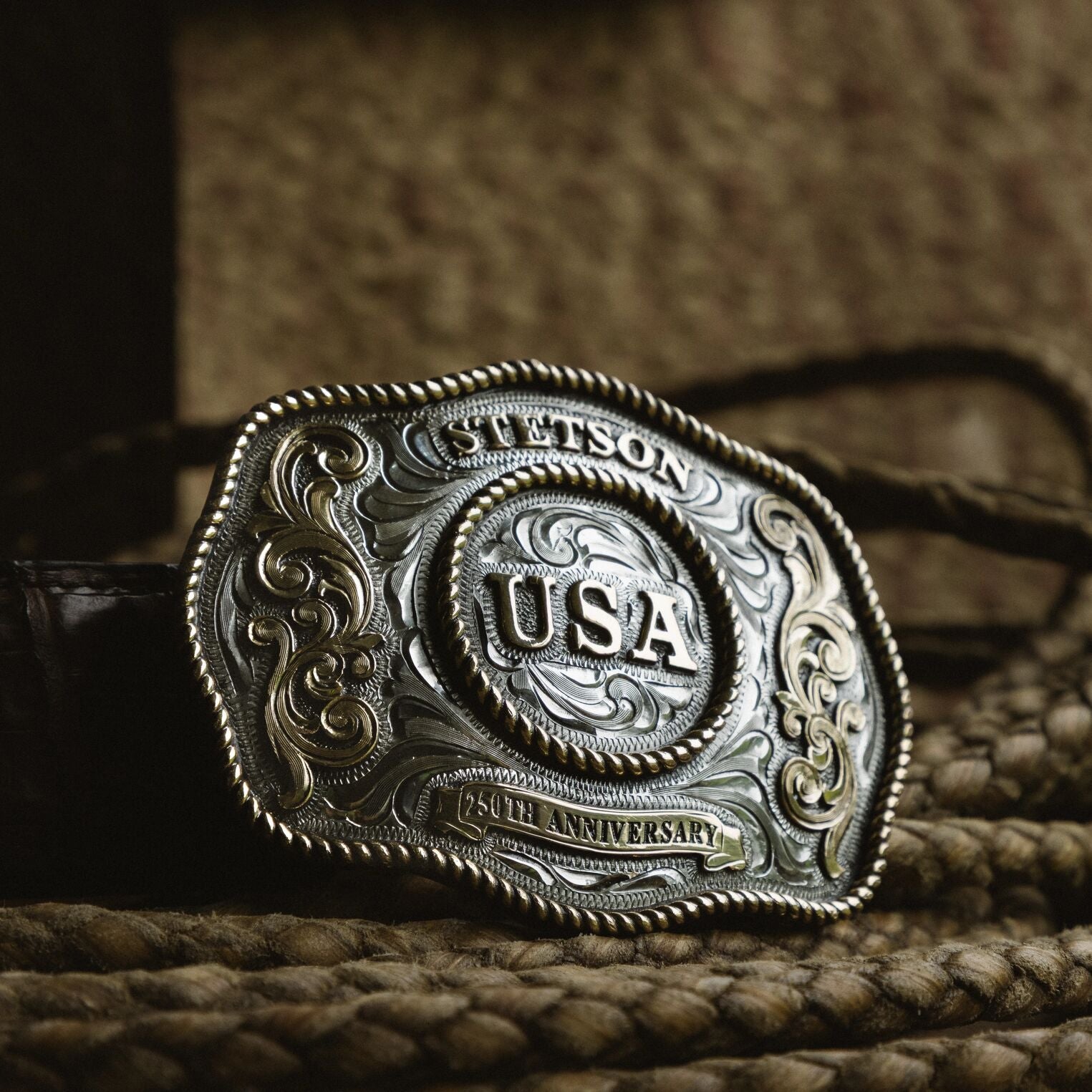 American Anniversary Plaque Buckle