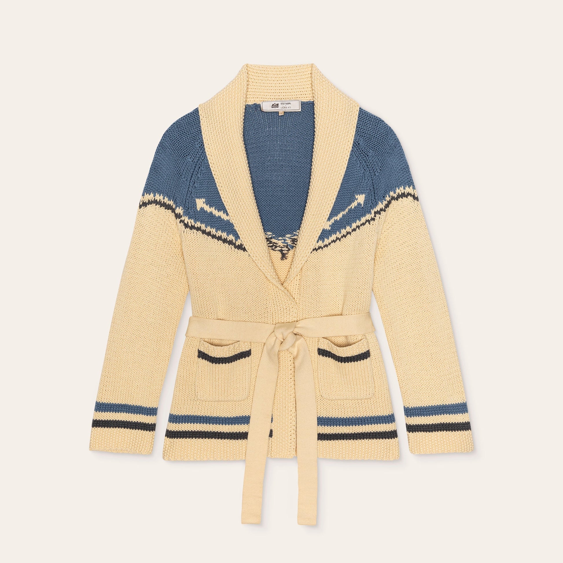 Stetson & THE GREAT. The Western Riding Cardigan Sweater