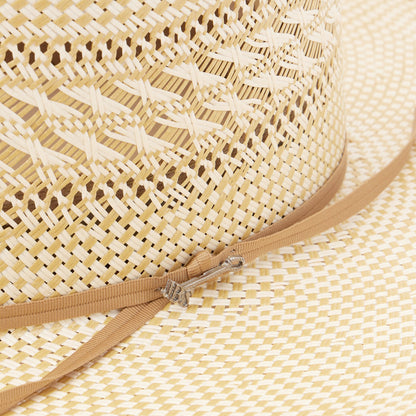 Classic 20X Open Crown Straw Cowboy Hat