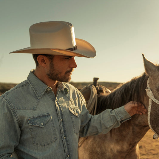 Evilla De Oro 1000X Straw Cowboy Hat