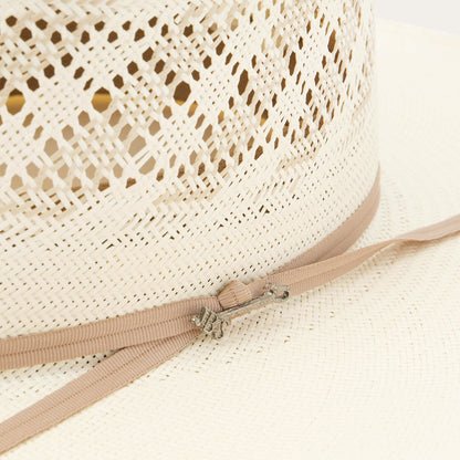 Thunder 10X Open Crown Straw Cowboy Hat